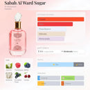 AL WATANIAH SABAH AL WARD SUGAR PERFUME ÁRABE FEMININO 100ML EDP - EAU DE PARFUM